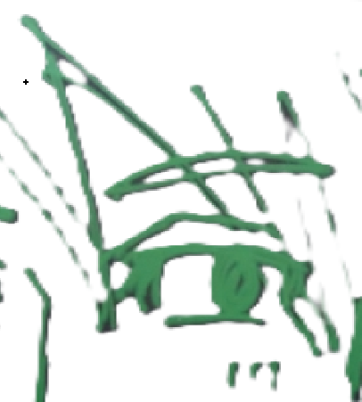 画像の荒のアップ